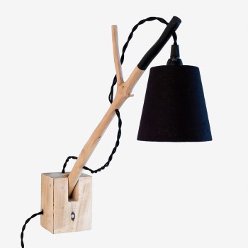 Olivia | Into the Woods wall sconce · black