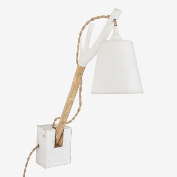 Olivia | Into the Woods wall sconce · white
