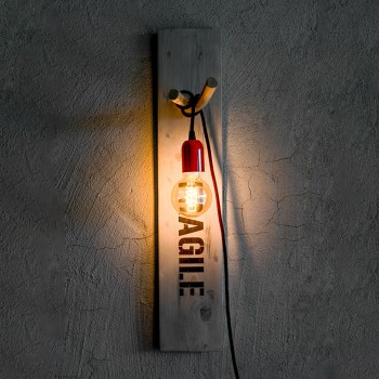 Fragile wall sconce