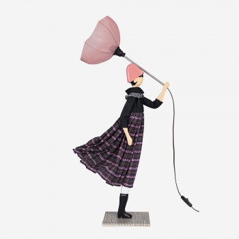 Lourdes little girl table lamp - product image.
