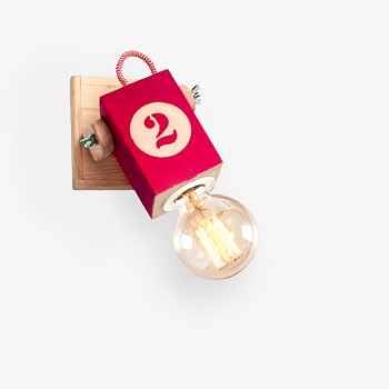 Spotlight | Smile wall sconce · red