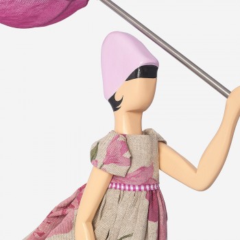 Ortanse little girl table lamp - close-up. Ortanse little girl table lamp - close-up.